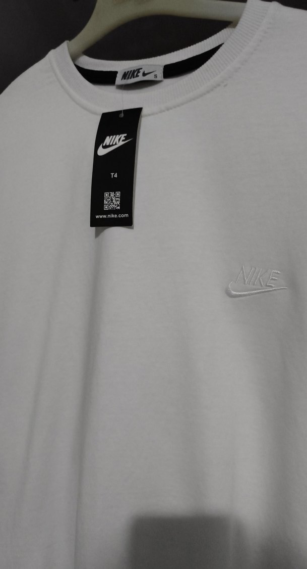 Nike Beyaz Erkek Sweatshirt - Görsel 2