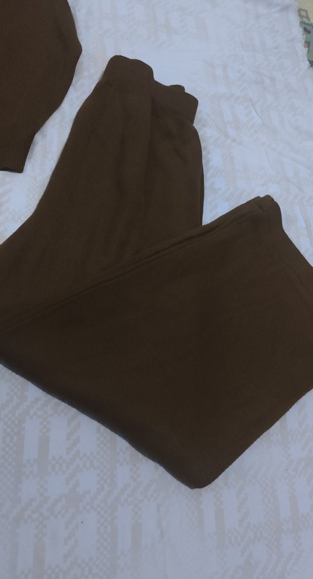 Kadın Kahverengi Salaş Takım - Görsel 3