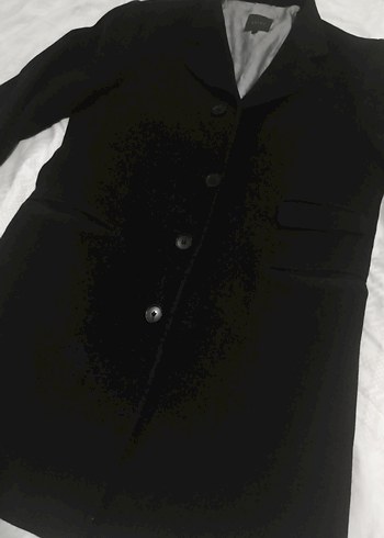 Koton Gri Düğmeli Midi erkek kaban - Görsel 2