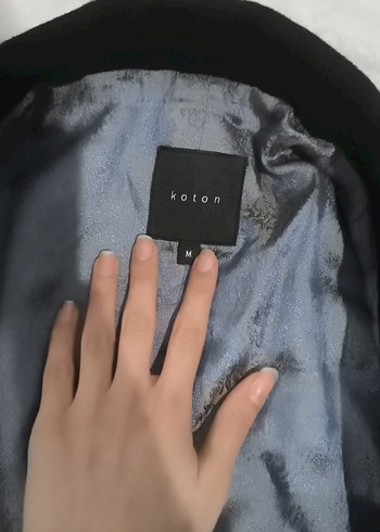 Koton Gri Düğmeli Midi erkek kaban - Görsel 3