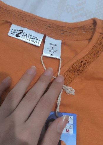 V Yaka Kısa Kollu Bohem Kadın Bluz - Görsel 3