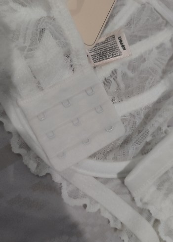 Beyaz Nakışlı Bohem Parisli Sütyen - Görsel 2