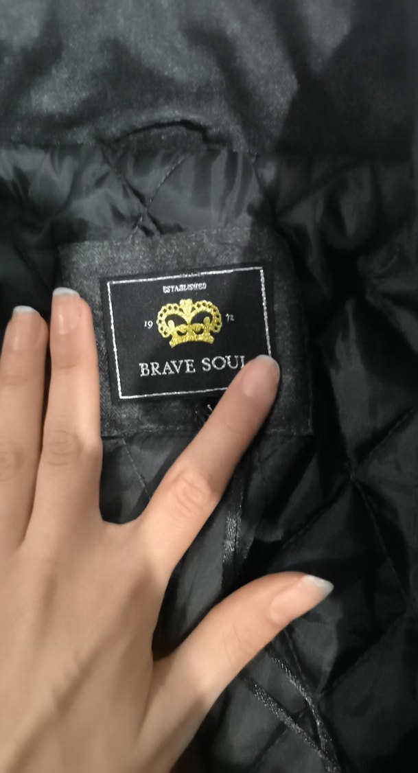 Düğmeli Siyah Kadın Kışlık Ceket - Görsel 4