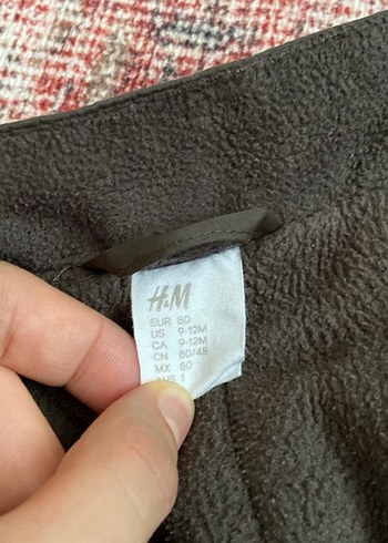 1 Yaş Beden kahverengi Renk H&M astronot mont