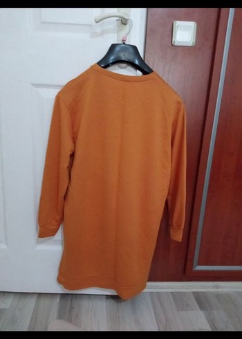 Bershka Kadın Kahverengi Uzun Kollu Triko Sweatshirt