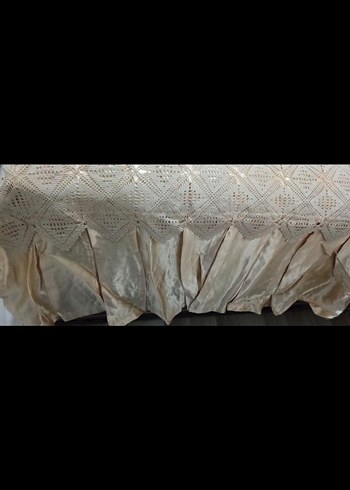 Beden ten rengi Renk el işi dantel altı kapitone yatak örtüsü