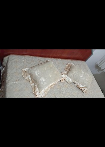 el işi dantel altı kapitone yatak örtüsü