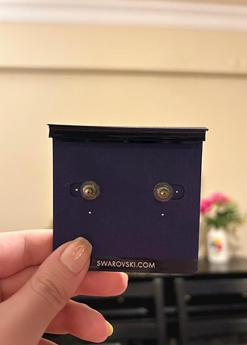 Beden altın Renk Swarovski Küpe - sorunsuz