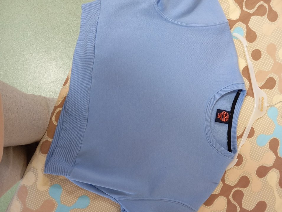 Mavi Rahat Kesim Kadın Sweatshirt - Görsel 2