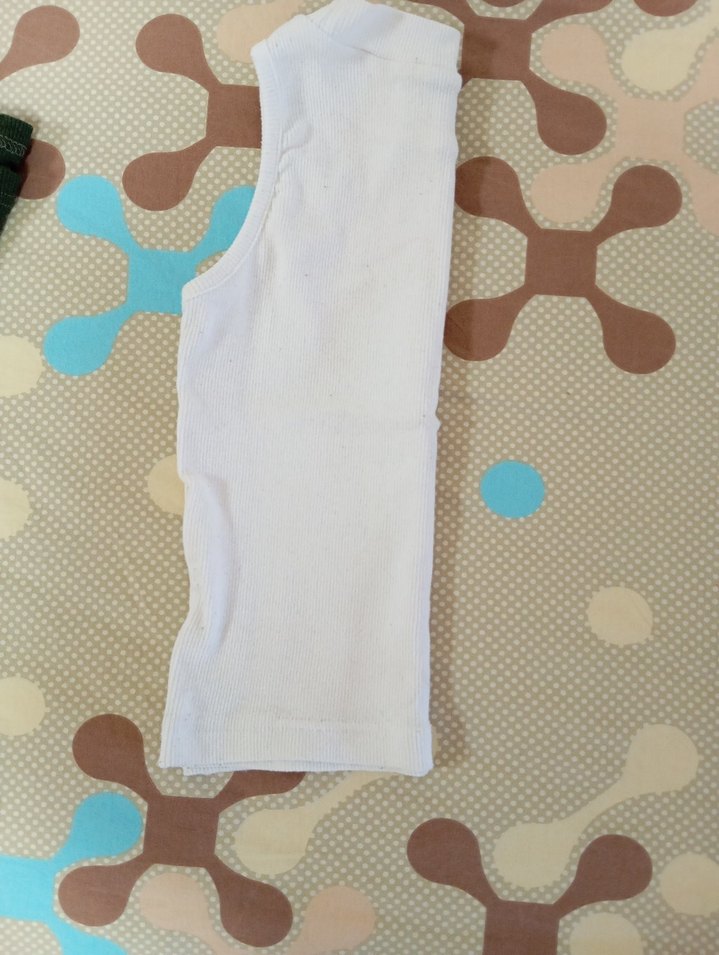 Beyaz Yüksek Yakalı Basic Kadın Atlet - Görsel 3