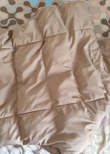 Bej Kapitone Kadın Kışlık Midi Mont - Görsel 2