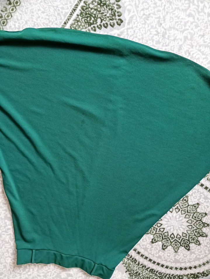 Erkek Turkuaz Uzun Kollu Basic Sweatshirt - Görsel 2