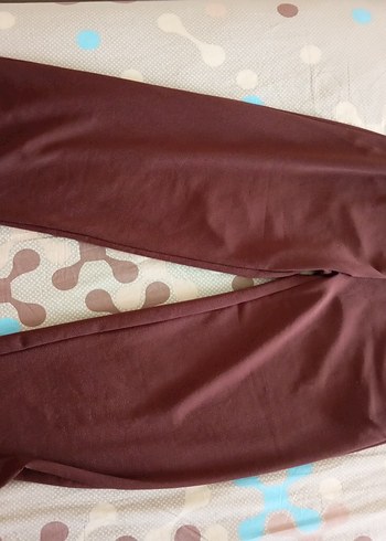 Kahverengi Midi Kumaş Kadın Pantolon - Görsel 3