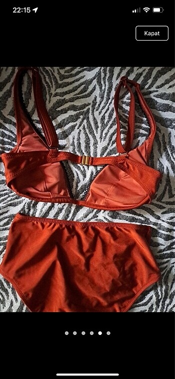 s Beden turuncu Renk Bikini takımı