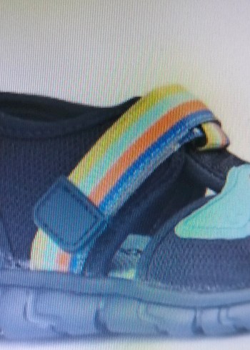 Çok Renkli Erkek Çocuk Sandalet Velcro Bantlı - Görsel 2