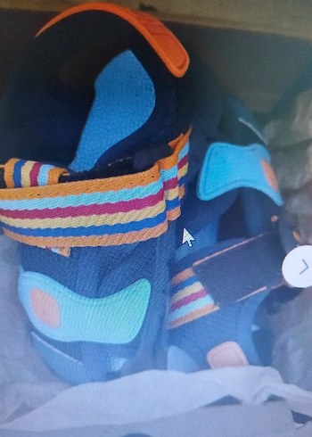 Çok Renkli Erkek Çocuk Sandalet Velcro Bantlı - Görsel 3