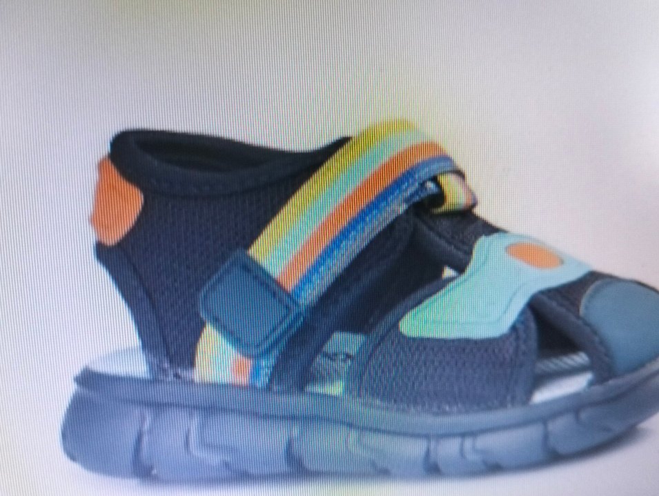 Çok Renkli Erkek Çocuk Sandalet Velcro Bantlı - Görsel 2