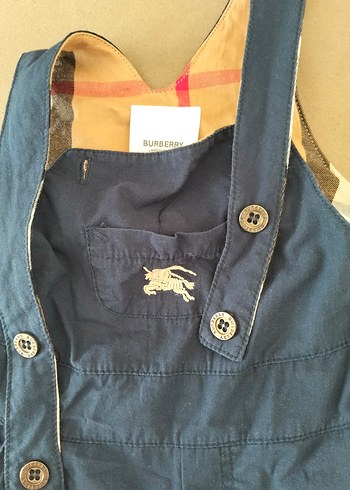 Erkek Çocuk Lacivert Denim Askılı Tulum - Görsel 2