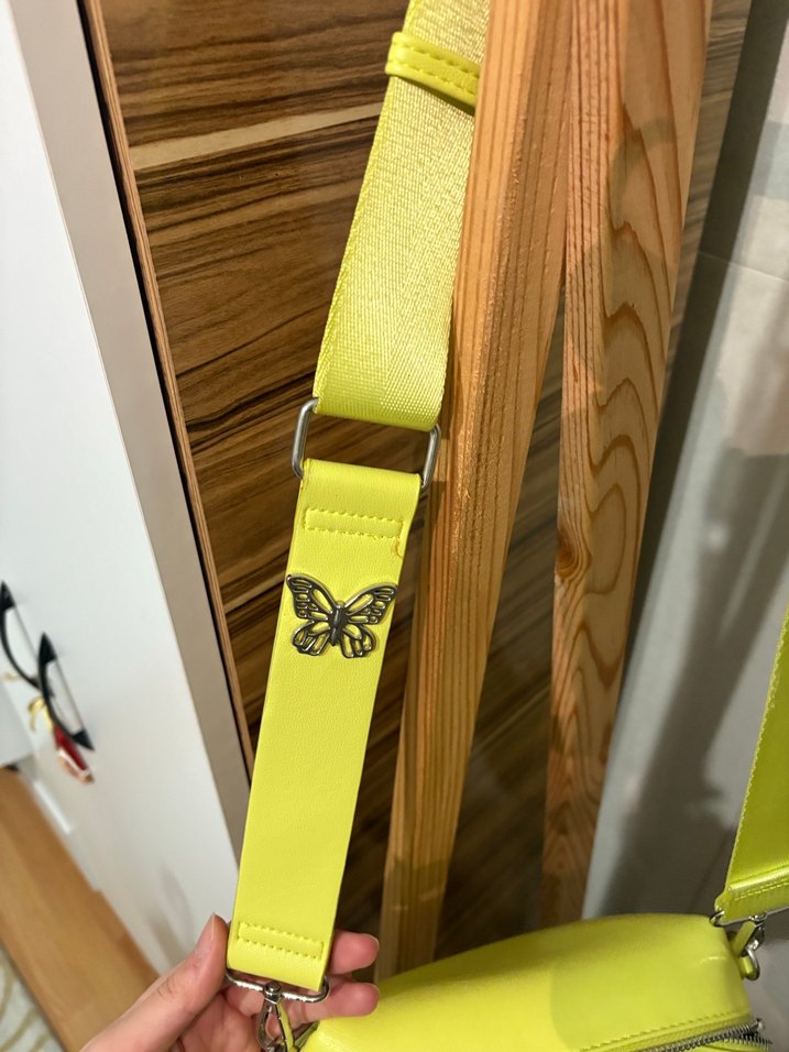 Yeşil Kadın Bel Detaylı Çapraz Çanta - Görsel 2