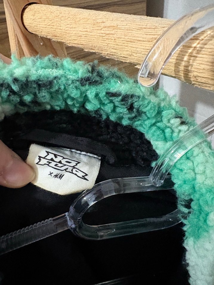 Yeşil  Peluş Ceket - Görsel 2