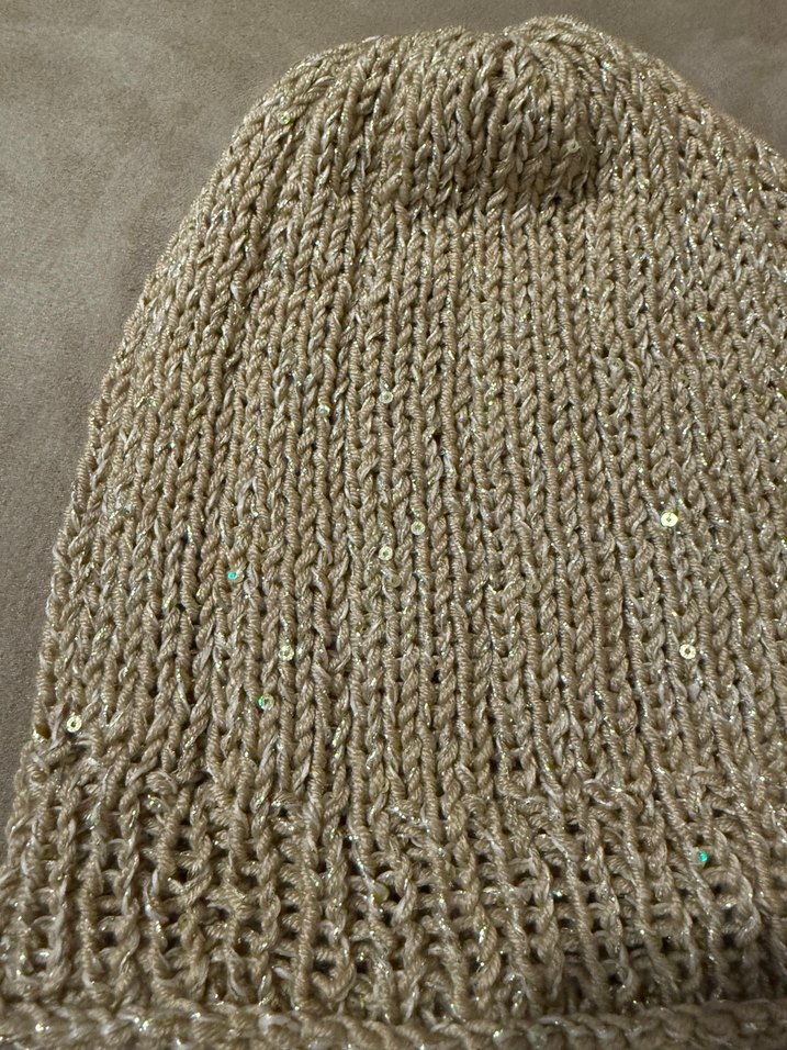 Bej Örgü Kadın Bere - Görsel 3