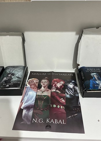  Beden Renk N.G. Kabal - Lordlar ve Krallar Serisi 4 Kitap CİLTLİ Ve KUTULU