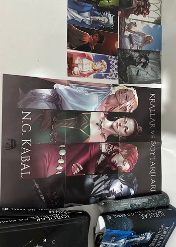  N.G. Kabal - Lordlar ve Krallar Serisi 4 Kitap CİLTLİ Ve KUTULU