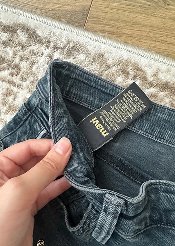 Koyu Gri erkek Denim Jean kot pantolon 36/32