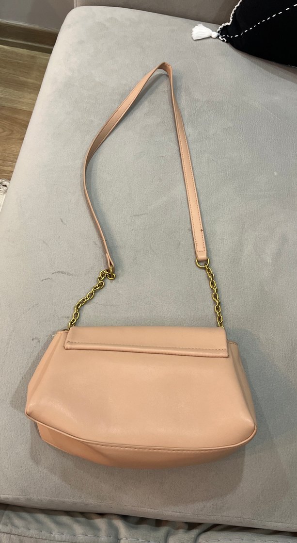 Bej Deri Kadın Çanta - Görsel 4