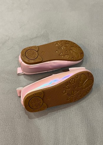 Pembe Fiyonk Detaylı Kız Çocuk Babet - Görsel 3