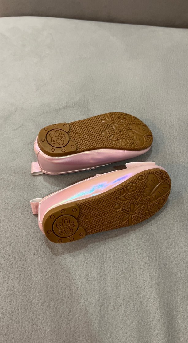 Pembe Fiyonk Detaylı Kız Çocuk Babet - Görsel 3