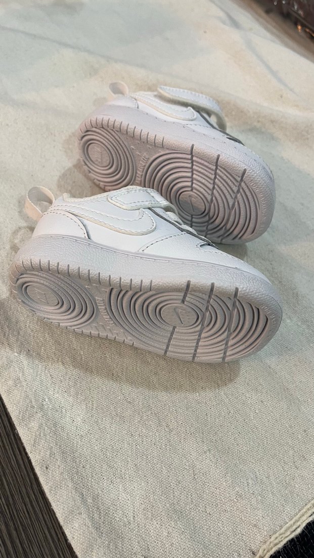 Erkek Çocuk Beyaz Cırtlı Spor Ayakkabı - Görsel 4