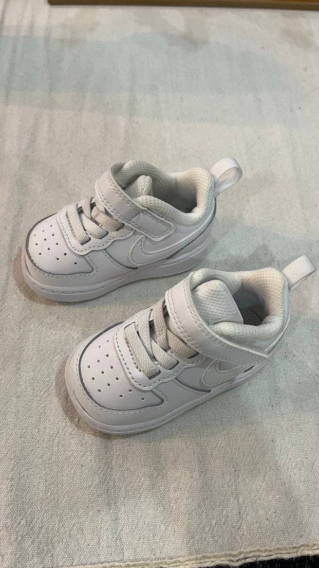 Erkek Çocuk Beyaz Cırtlı Spor Ayakkabı - Görsel 2