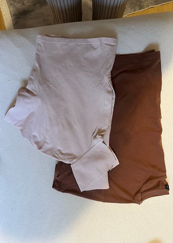 Bej ve Kahverengi Crop top