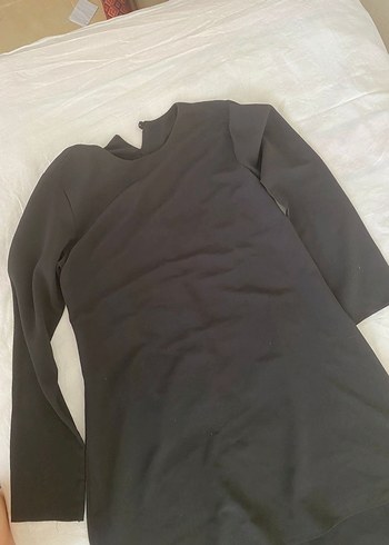 Siyah Drapeli Uzun Hamile Eteği - Görsel 3