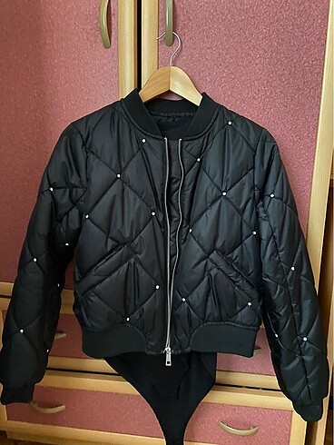 trendyolmilla taşlı bomber ceket zara