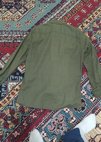 Erkek Haki Kamuflaj Uzun Kollu Gömlek - Görsel 3