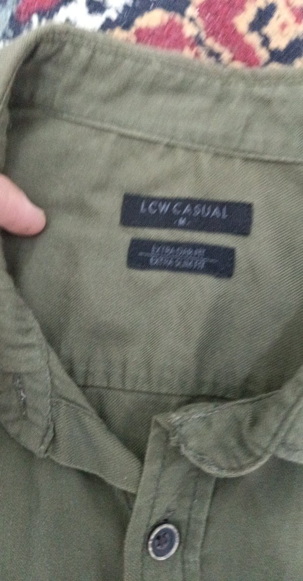 Erkek Haki Kamuflaj Uzun Kollu Gömlek - Görsel 2