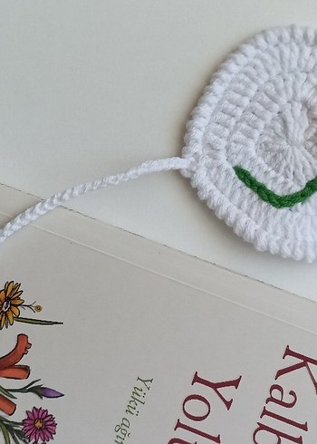 Örgü kitap ayracı - Görsel 6