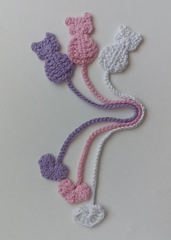 Örgü kitap ayracı - Görsel 2