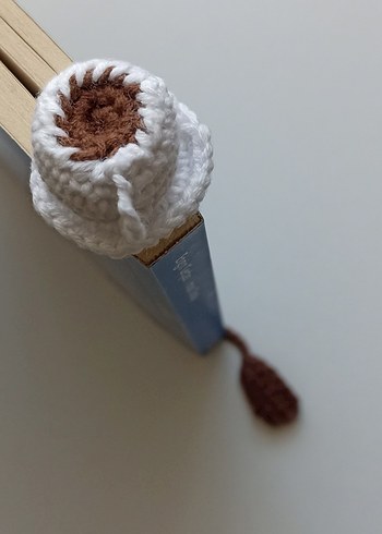 Örgü kitap ayracı - Görsel 4