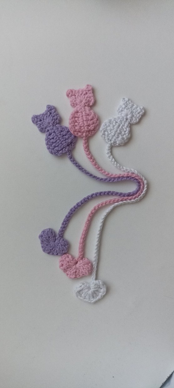 Örgü kitap ayracı - Görsel 2