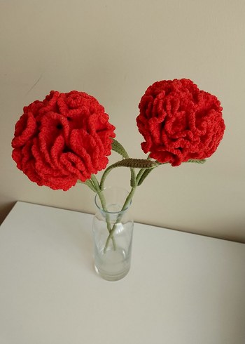 Büyük Kırmızı Karanfil (1 adet) - Görsel 2