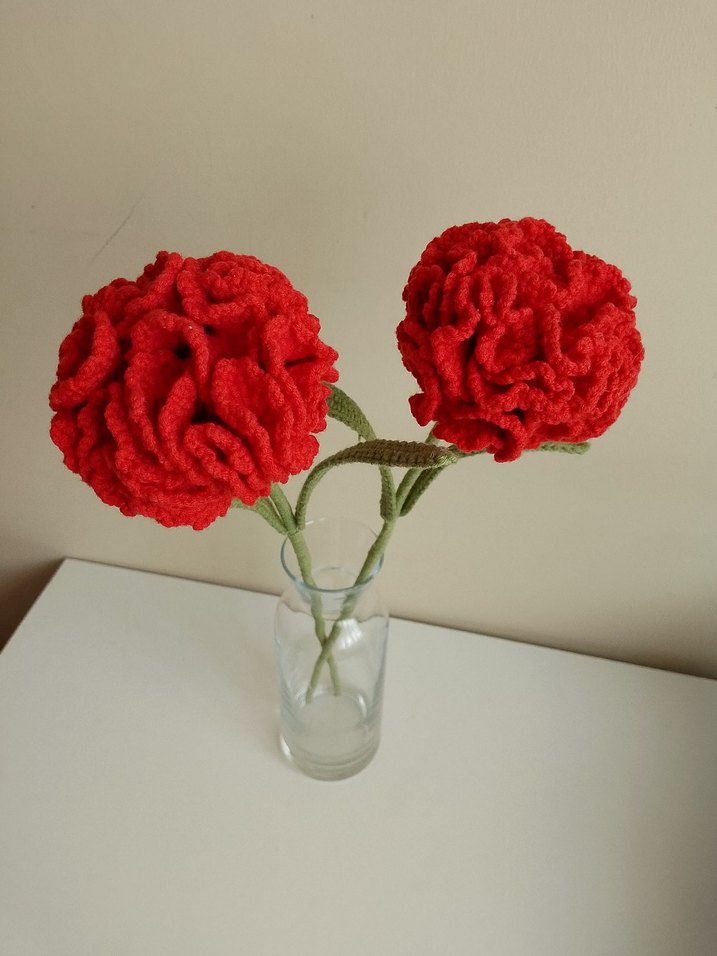 Büyük Kırmızı Karanfil (1 adet) - Görsel 2