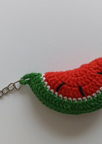 Örgü Karpuz Anahtarlık - Görsel 3