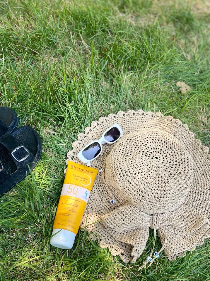 Sarı Örgü Bohem Şapka - Görsel 2