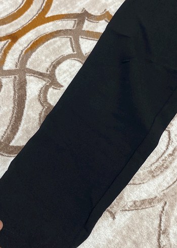 Siyah Rahat Kadın Tayt - Görsel 3