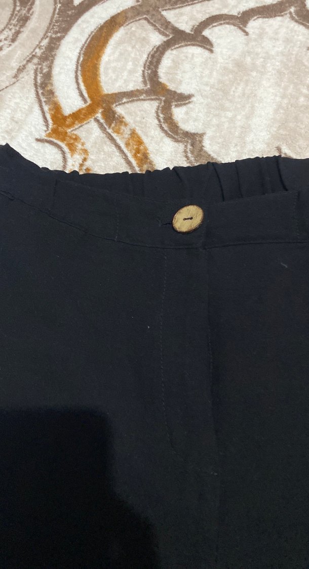 Siyah Rahat Kadın Tayt - Görsel 2