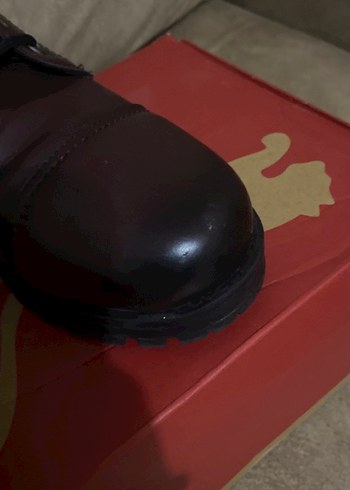 Kahverengi Deri Kadın Topuklu Bot - Görsel 3