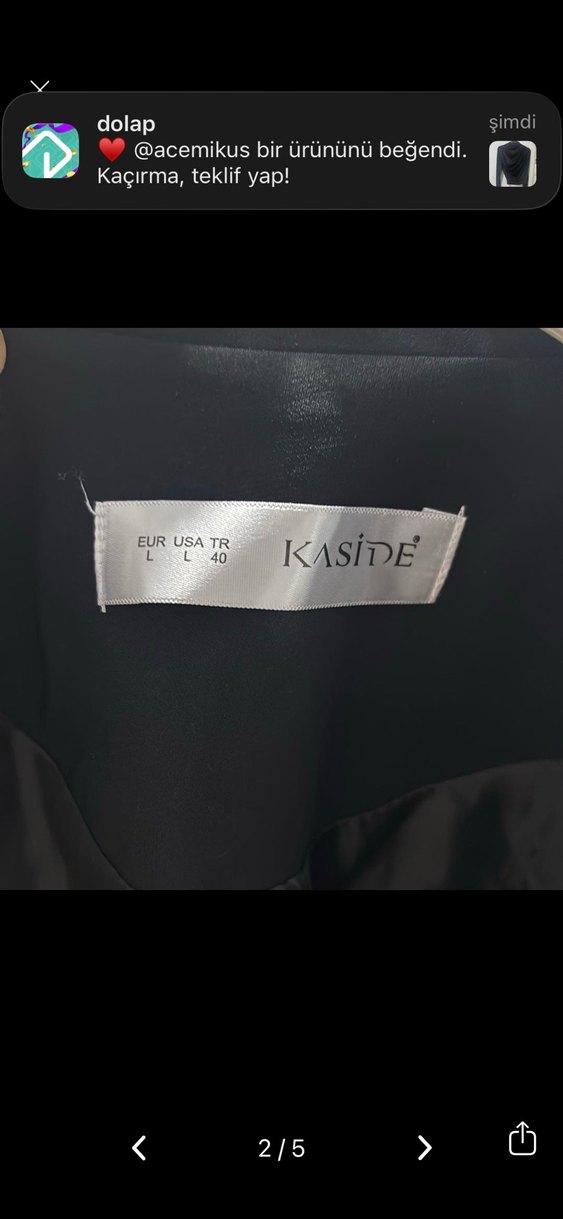 Düğmeli Siyah Mini Kadın Blazer Ceket - Görsel 2